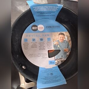 New Tefal Jamie Oliver 20cm Stainless Steel Frying Pan